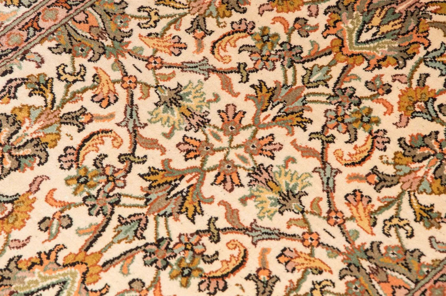 Kaschmir Seide Teppich 95x62cm - Orientteppich - Image 2