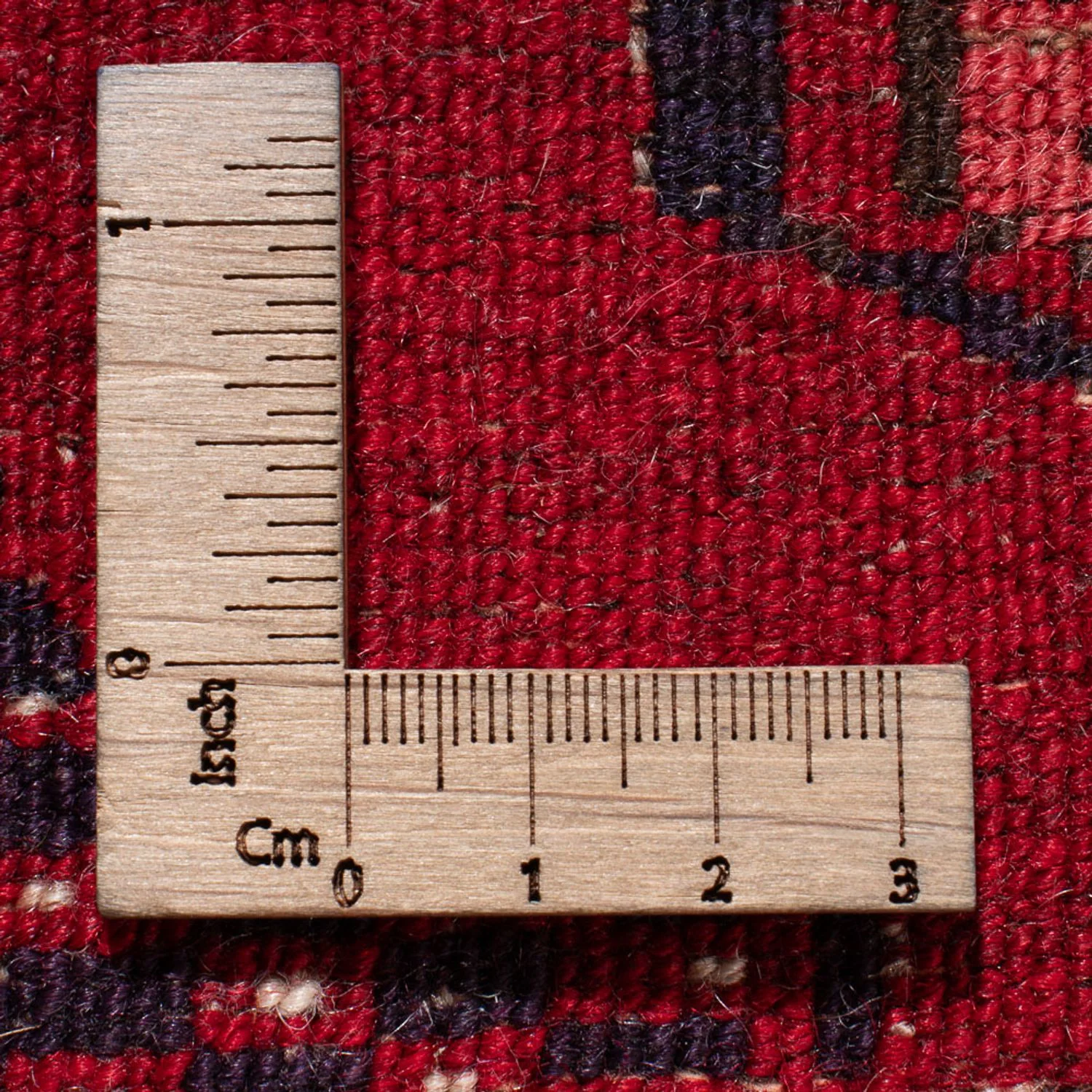 Turkaman Teppich - 121 x 83 cm - dunkelrot - Image 5