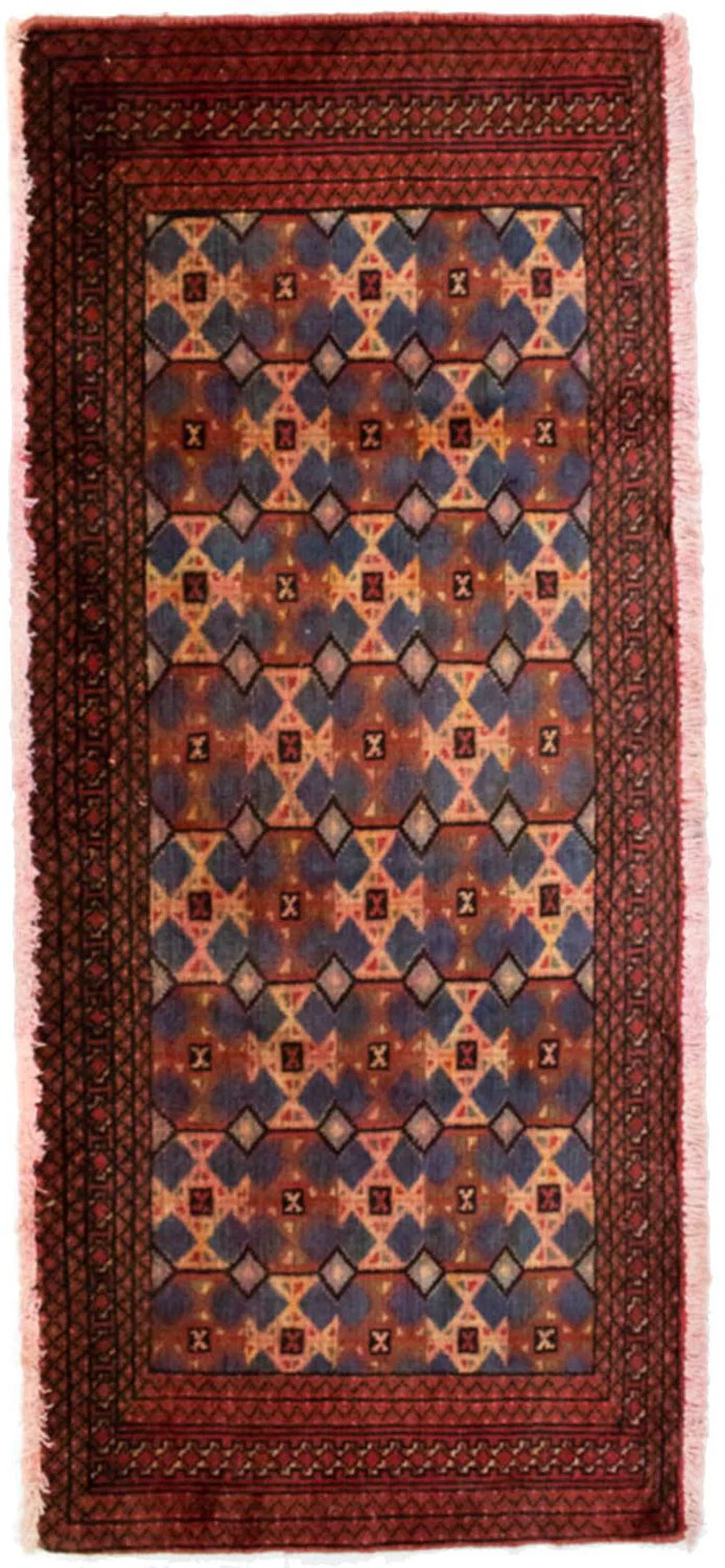 Turkaman Teppich 130x60cm - Orientteppich