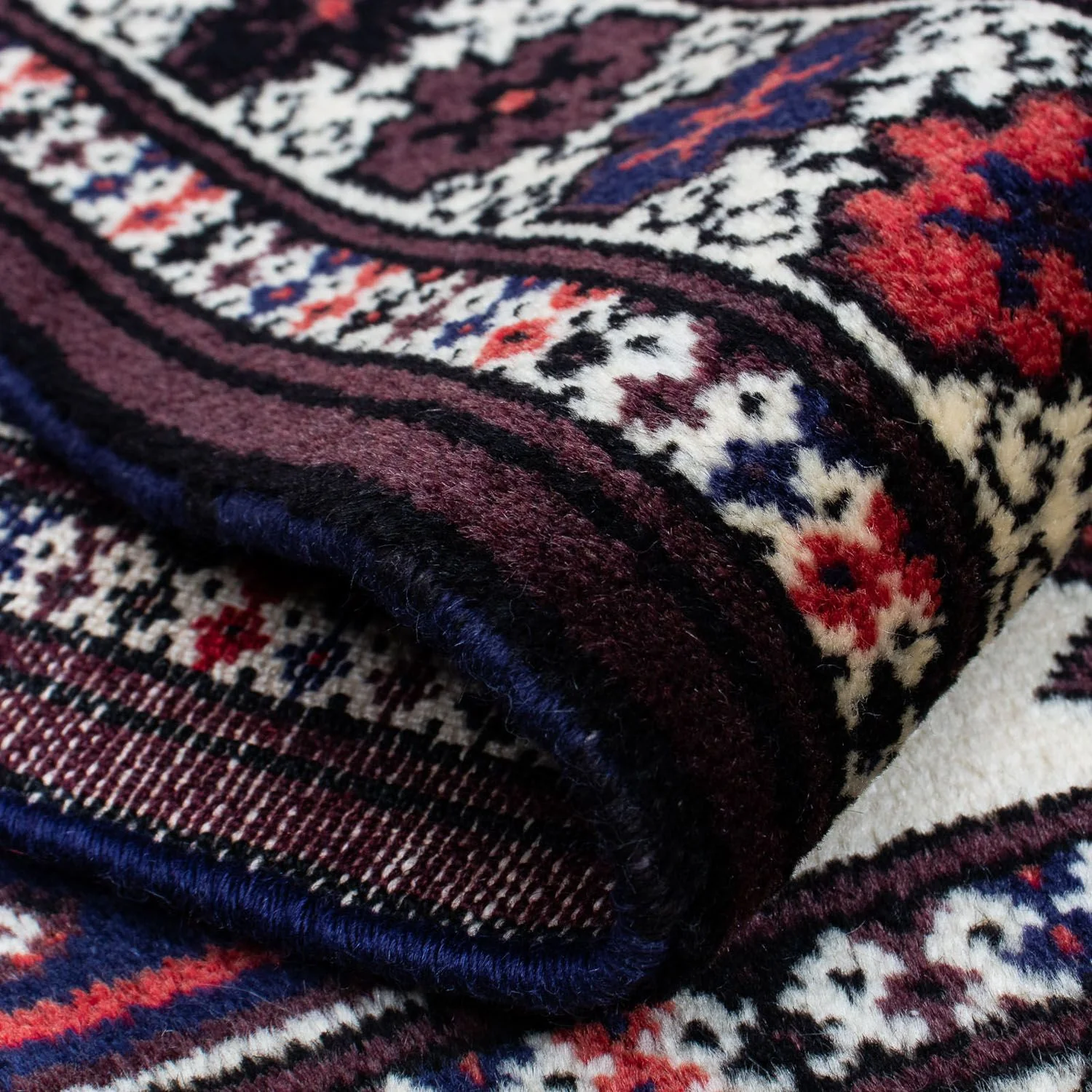 Turkaman Teppich 139 x 87 cm - mehrfarbig - Image 4
