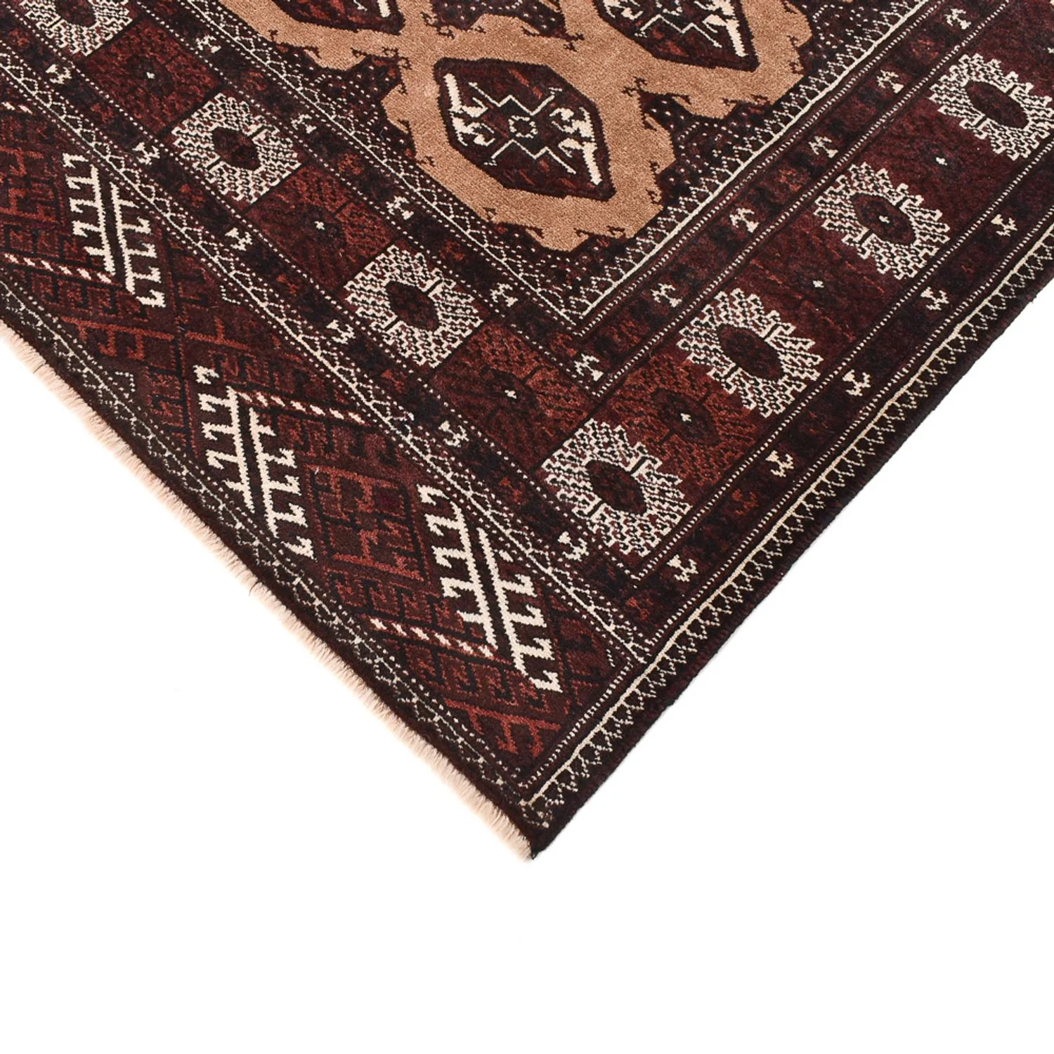 Turkaman Teppich - 295 x 198 cm - hellbeige - Image 2