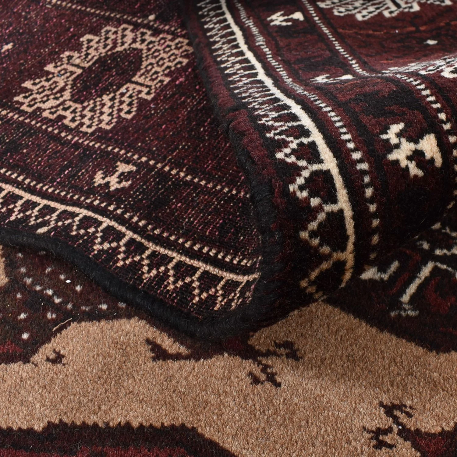 Turkaman Teppich - 295 x 198 cm - hellbeige - Image 4