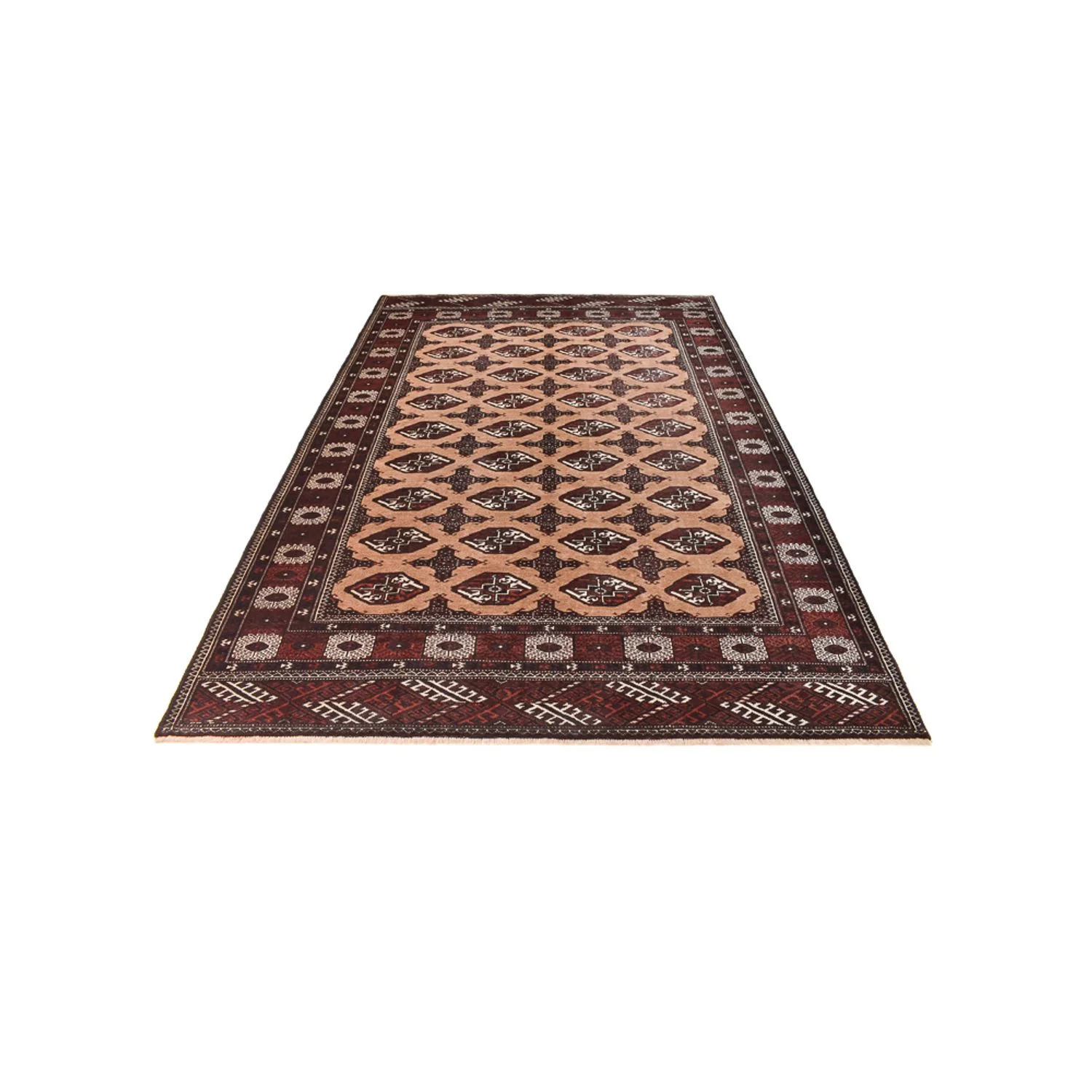 Turkaman Teppich - 295 x 198 cm - hellbeige - Image 5