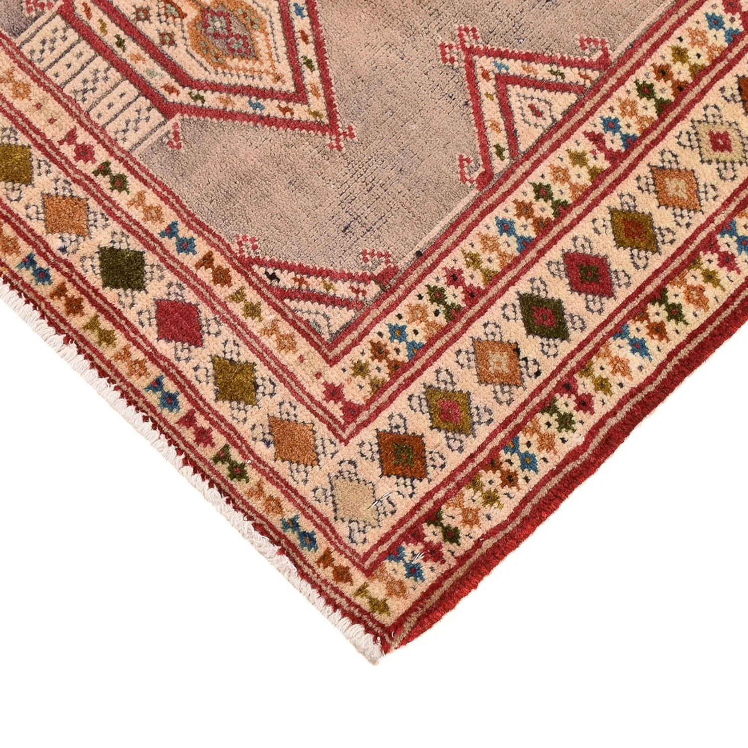 Turkaman Teppich - 79 x 64 cm - rosa - Image 2
