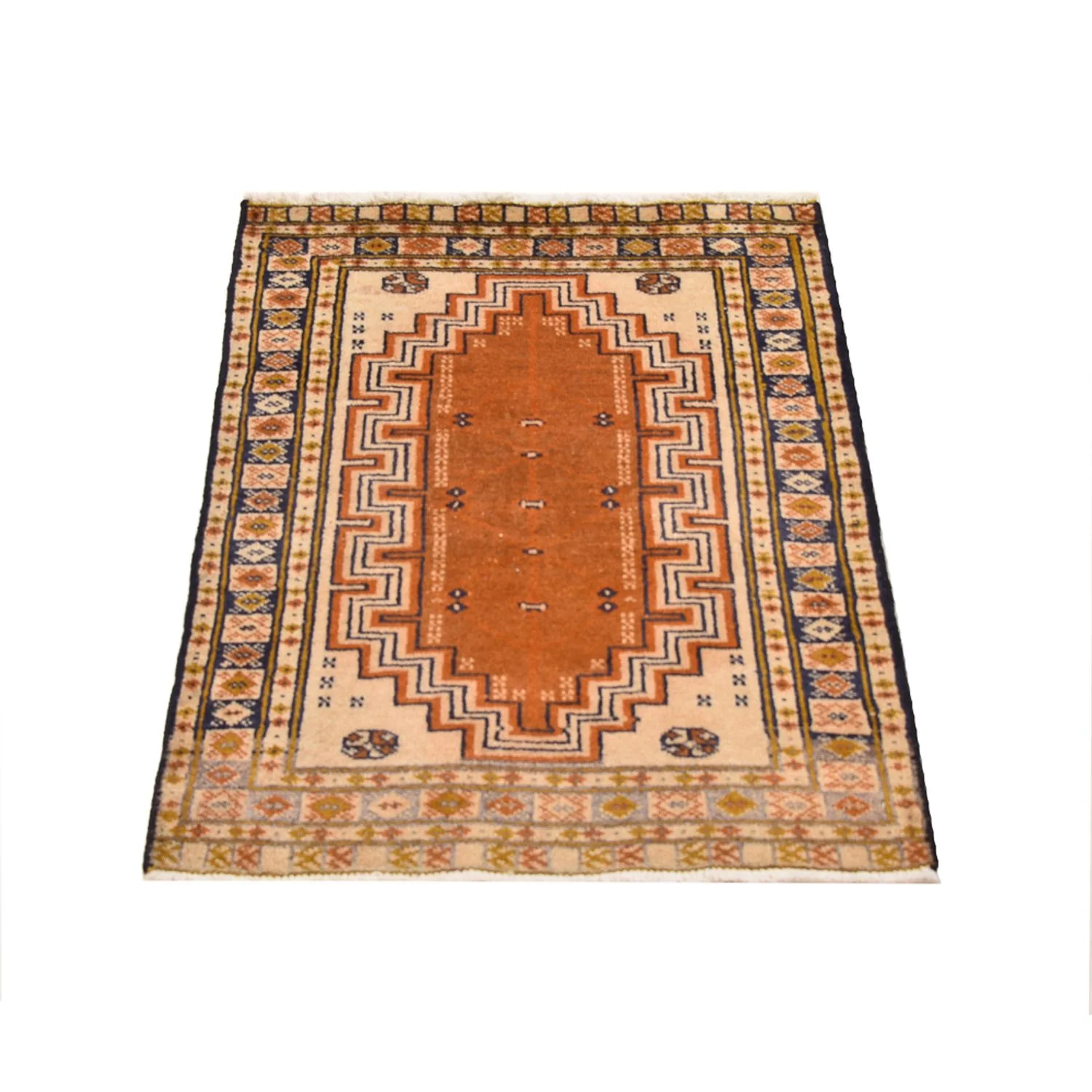 Turkaman Teppich - 86 x 56 cm - mehrfarbig - Image 5