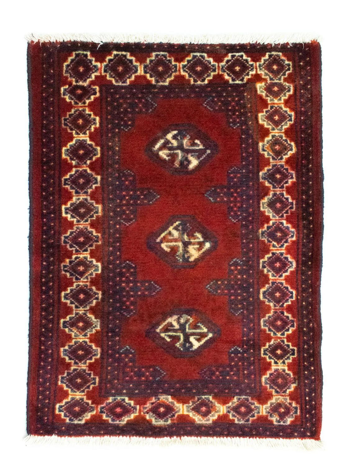Turkaman Teppich 87x62cm - Orientteppich