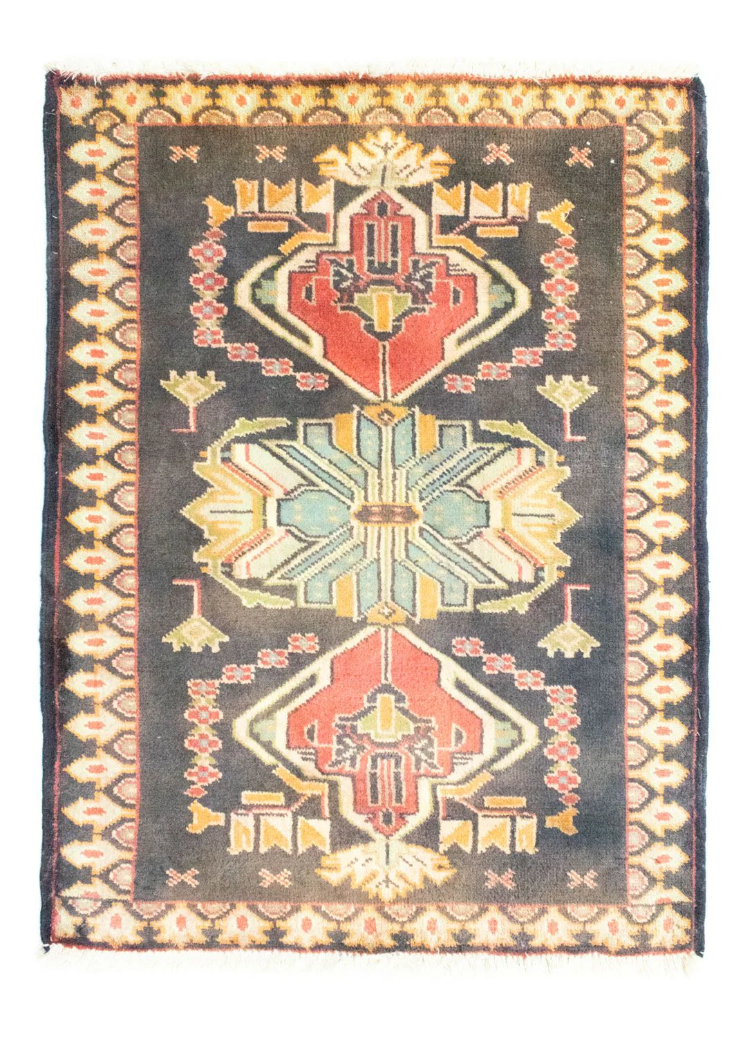 Turkaman Teppich 87x67cm - Orientteppich