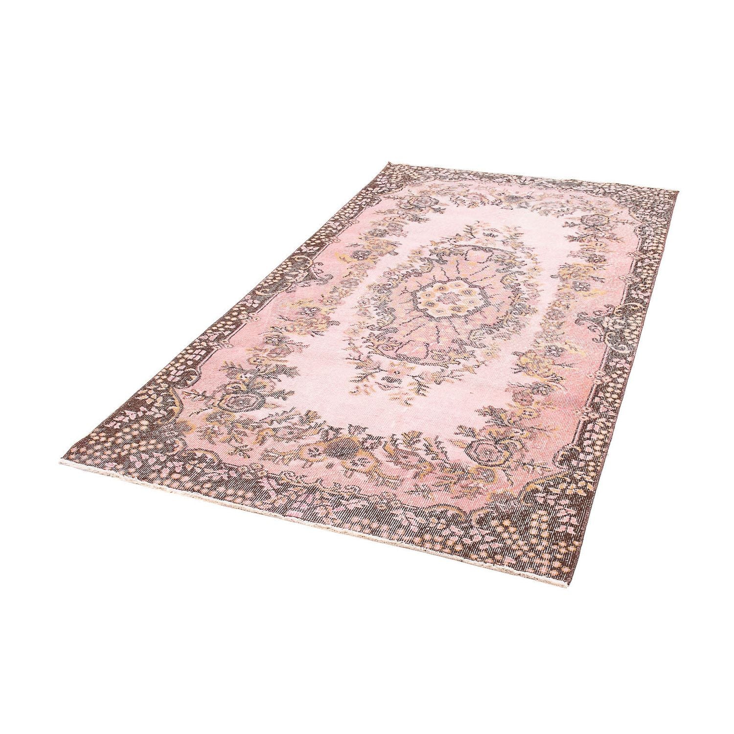 Vintage Teppich 210 x 114 cm - rosa - Image 5