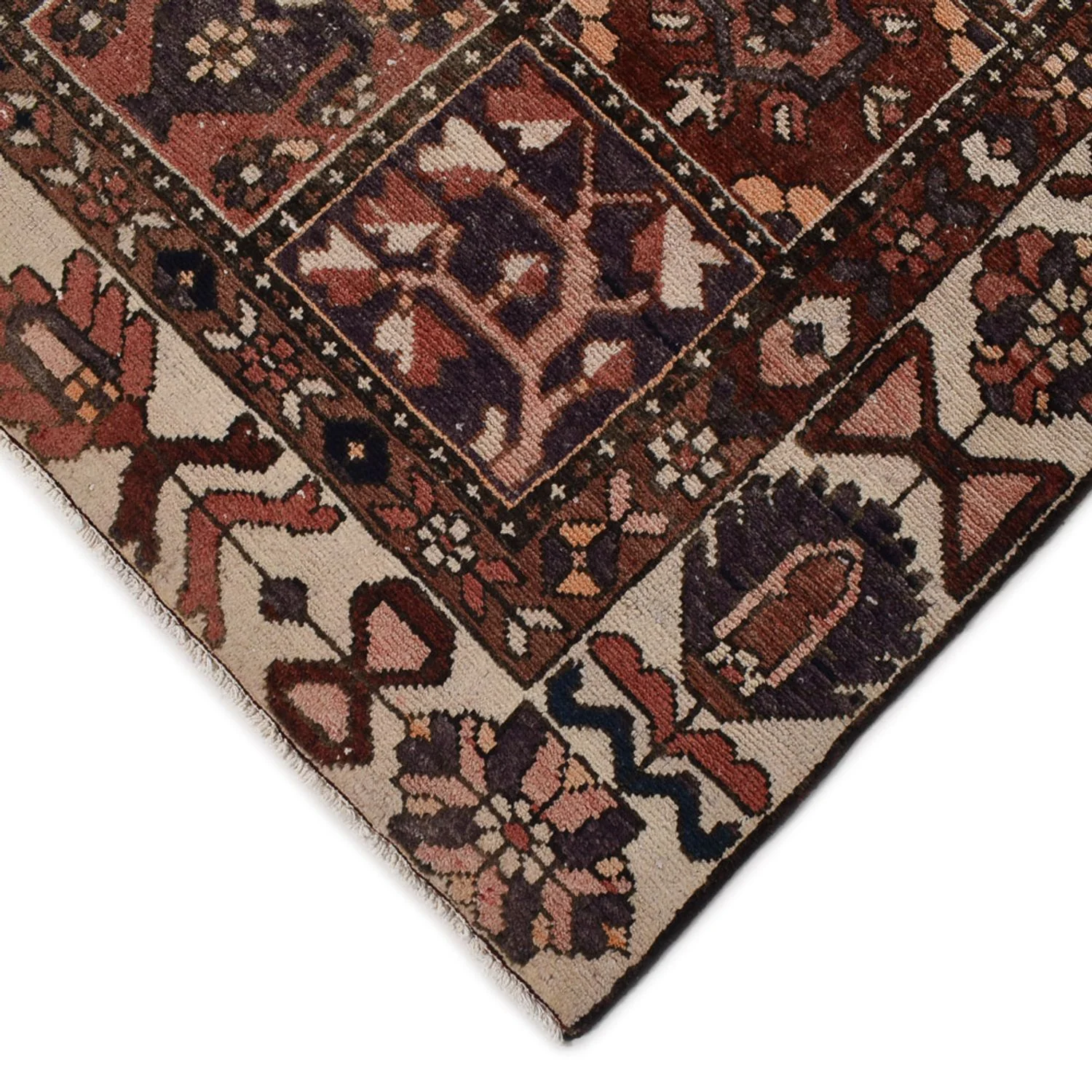 Vintage Teppich - 282 x 198 cm - dunkelbraun - Image 2