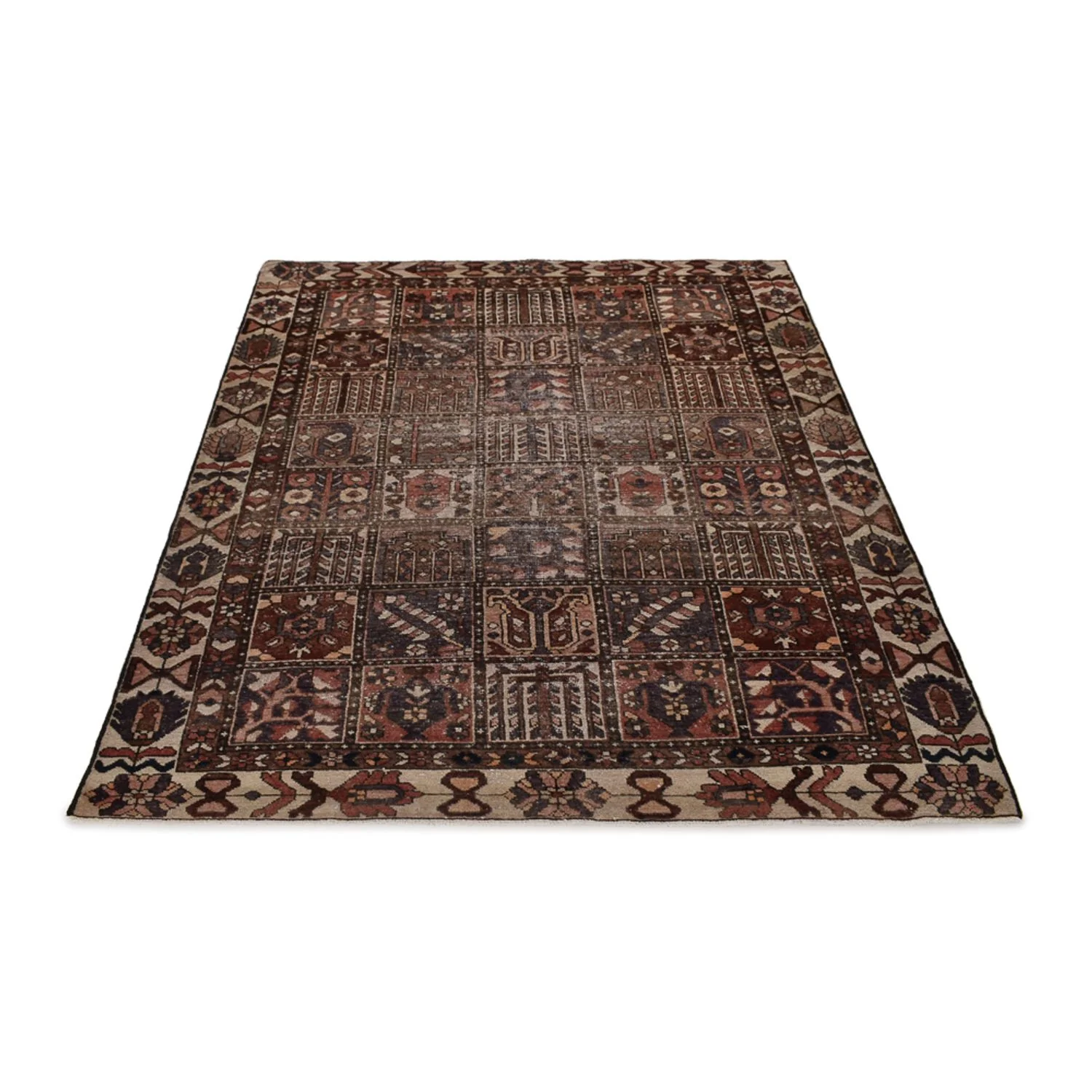 Vintage Teppich - 282 x 198 cm - dunkelbraun - Image 5