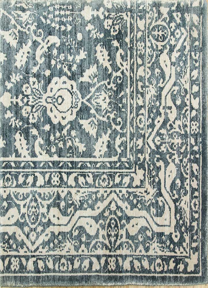 Viskose Teppich - 90 x 60 cm - minzgrün