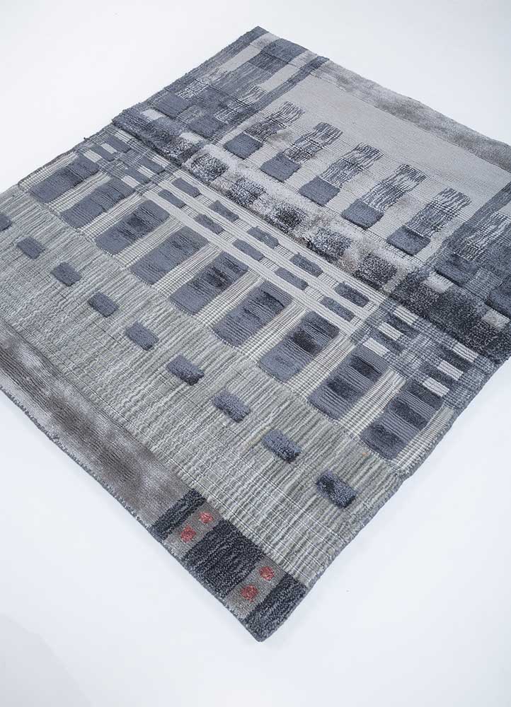 Viskose Teppich quadratisch - 90 x 90 cm - mehrfarbig - Image 2