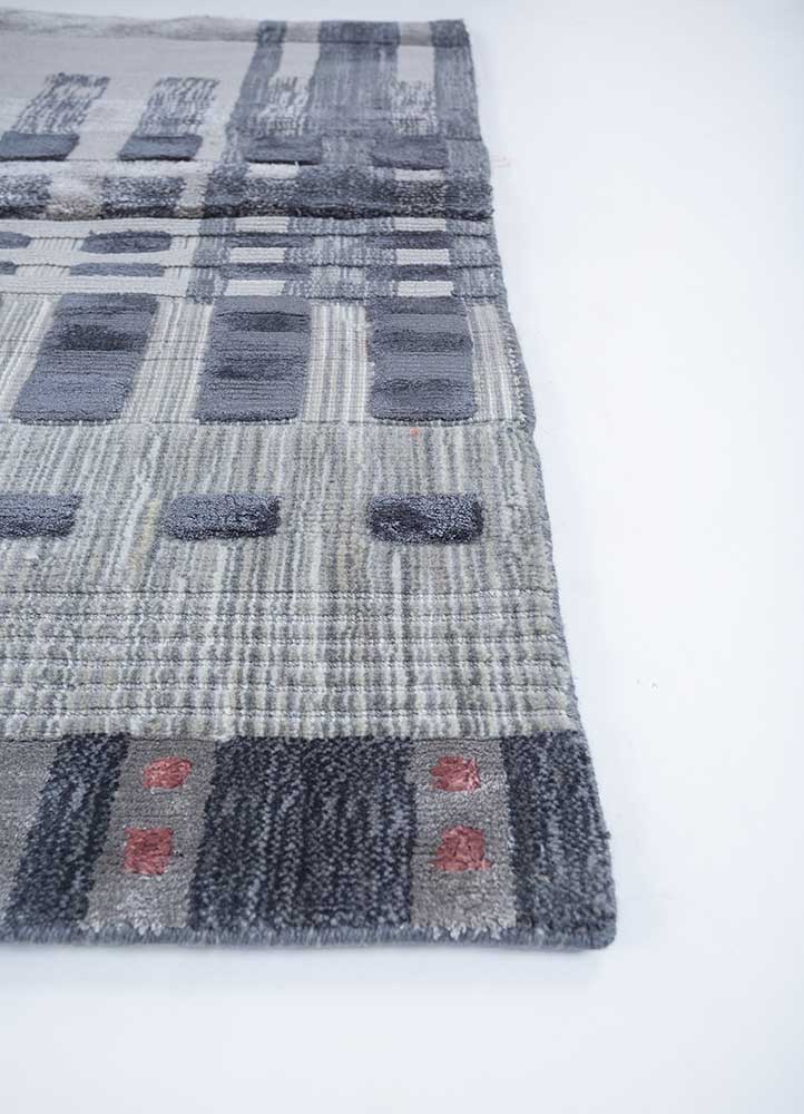Viskose Teppich quadratisch - 90 x 90 cm - mehrfarbig - Image 3