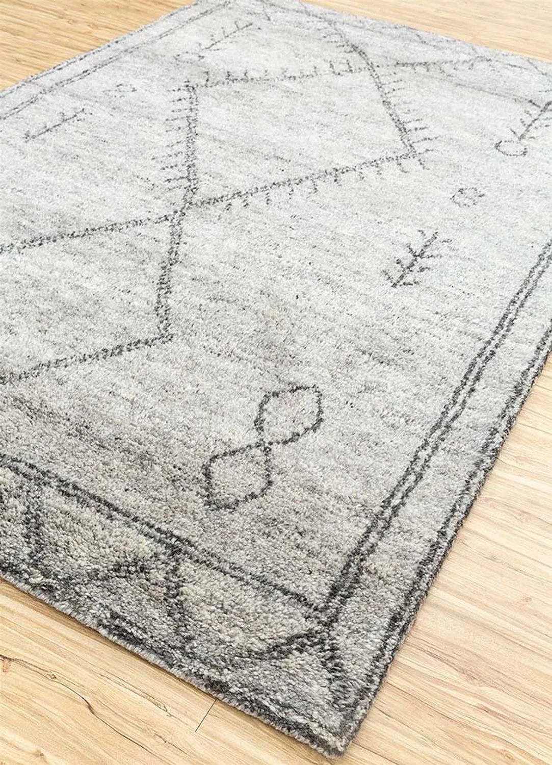 Wollteppich - 240 x 150 cm - beige - Image 2