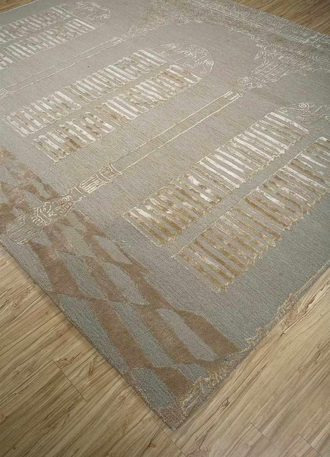Wollteppich - 240 x 150 cm - beige - Image 2