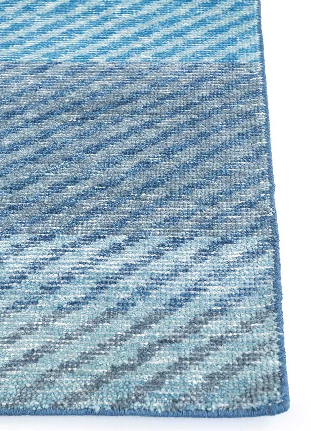 Wollteppich - 240 x 150 cm - blau - Image 3