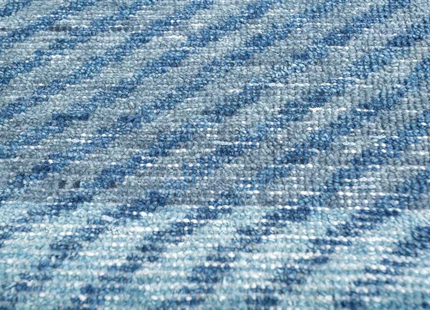 Wollteppich - 240 x 150 cm - blau - Image 4