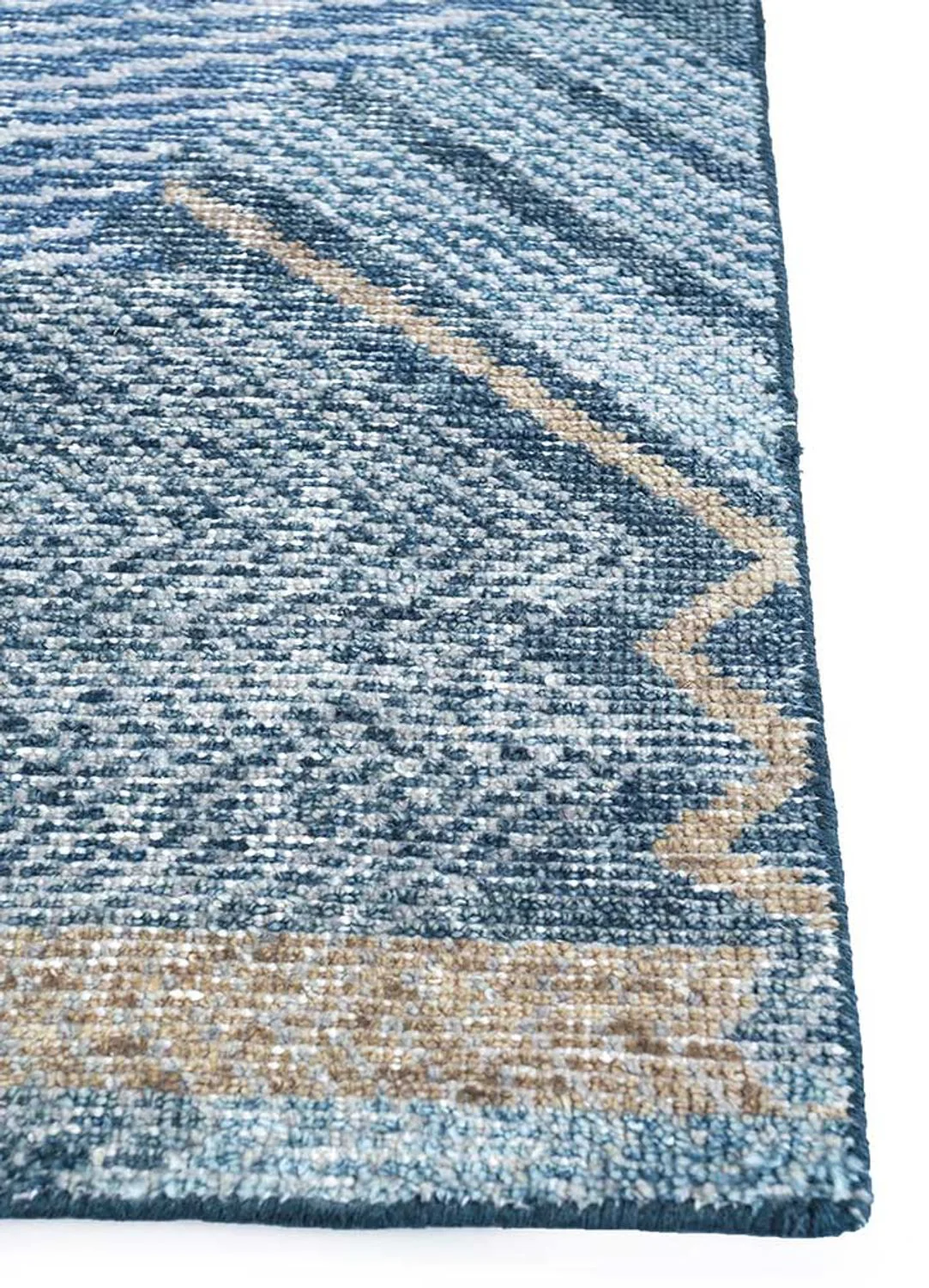 Wollteppich - 240 x 150 cm - dunkelblau - Image 3