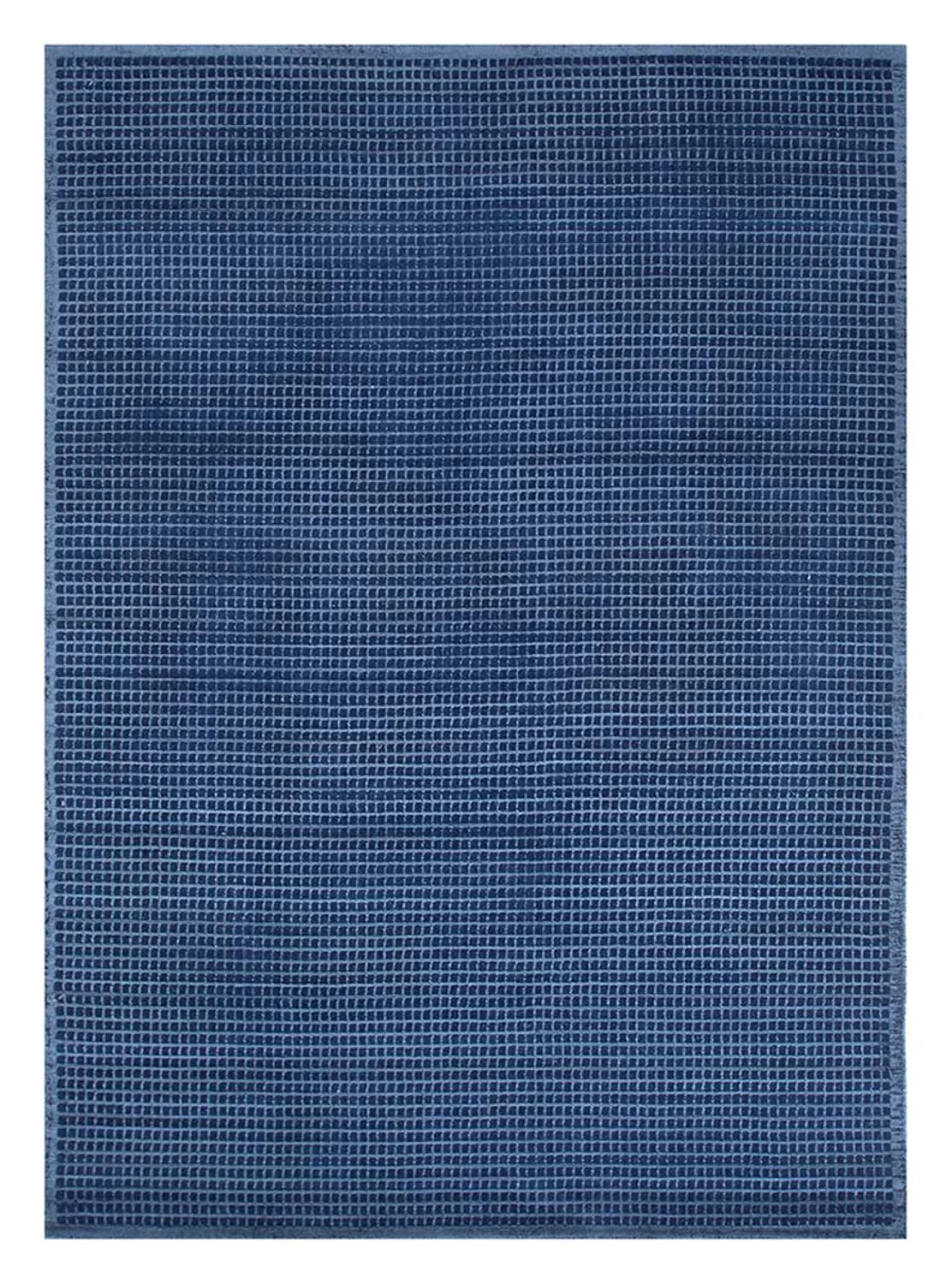 Wollteppich - 240 x 150 cm - dunkelblau