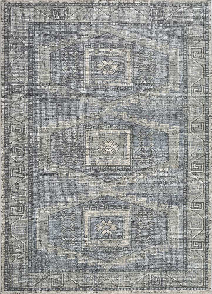 Wollteppich - 240 x 150 cm - grau