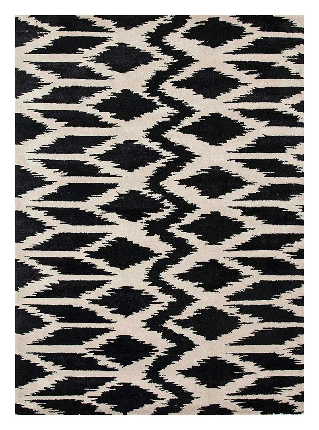 Wollteppich - 240 x 150 cm - mehrfarbig