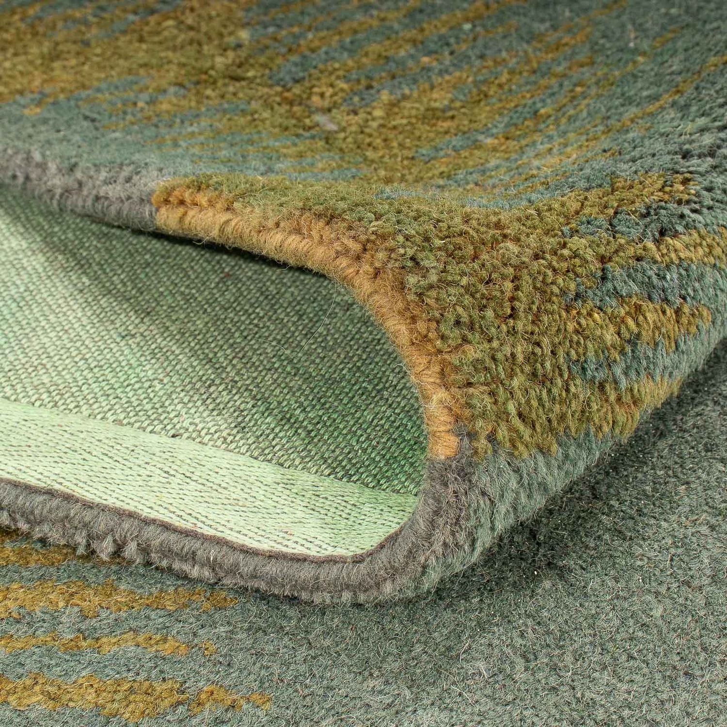 Wollteppich 240 x 150 cm Wohnzimmer Teppich - Image 4
