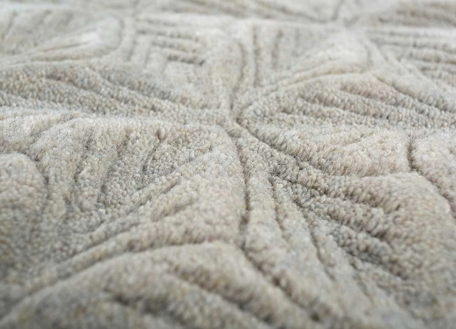 Wollteppich - 270 x 180 cm - beige - Image 4