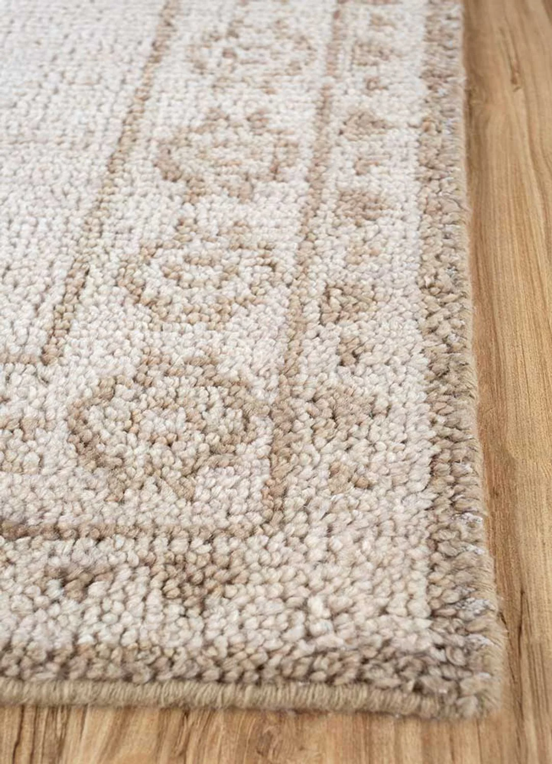 Wollteppich - 270 x 180 cm - creme - Image 3