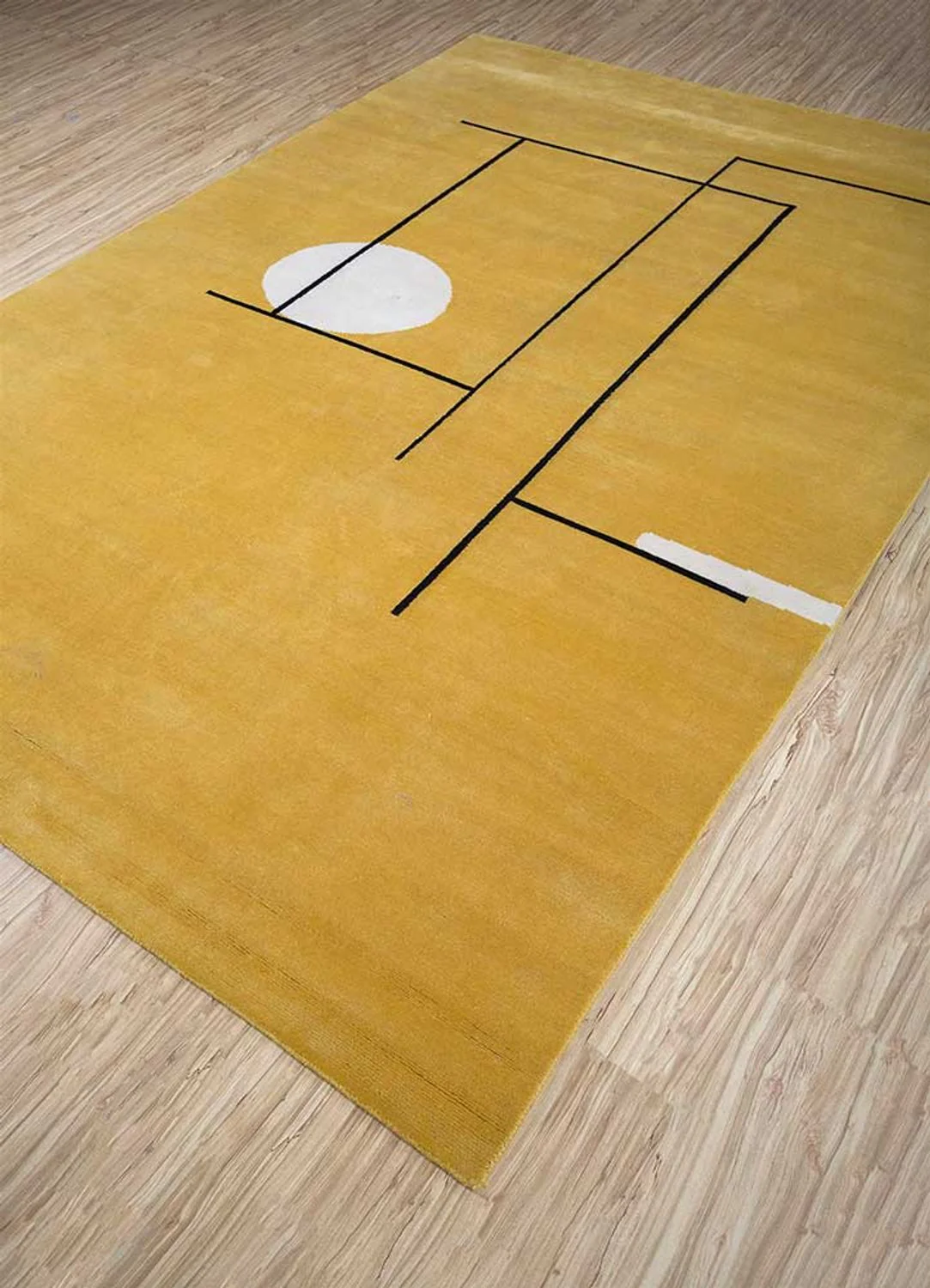 Wollteppich - 270 x 180 cm - gold - Image 2