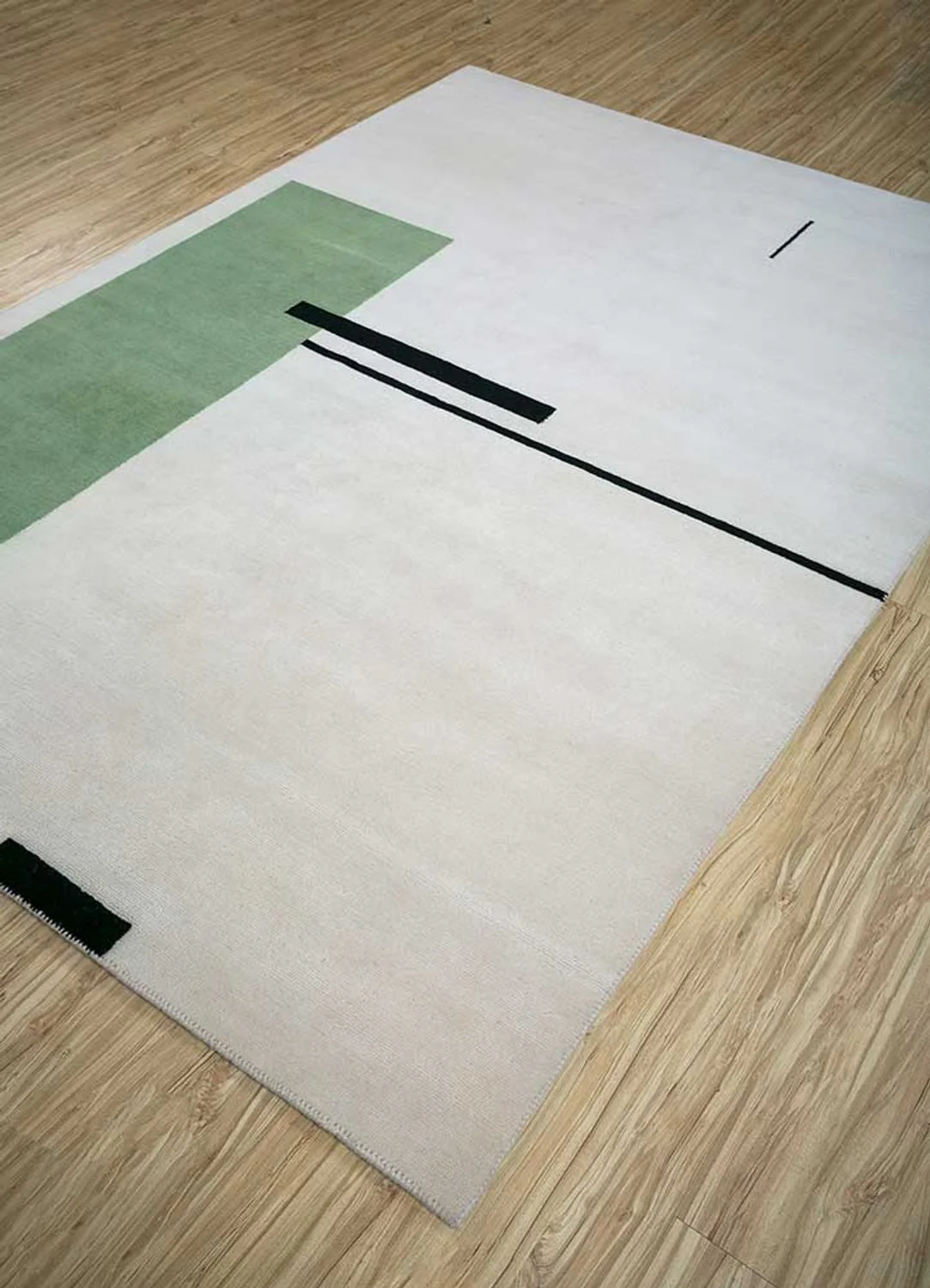 Wollteppich - 270 x 180 cm - hellgrau - Image 2