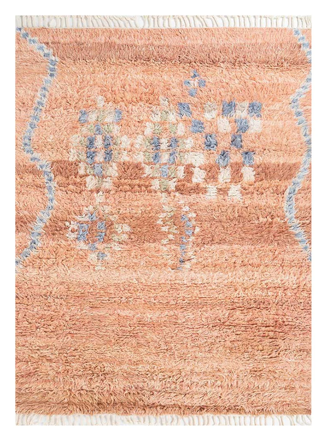 Wollteppich - 270 x 180 cm - orange