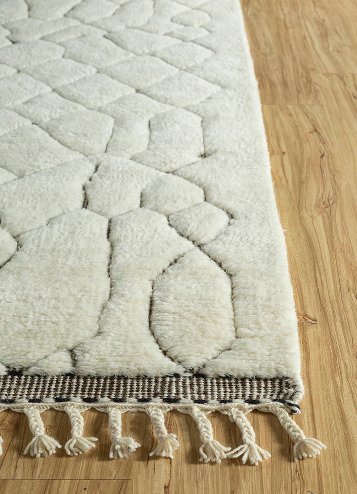 Wollteppich - 300 x 200 cm - creme - Image 3