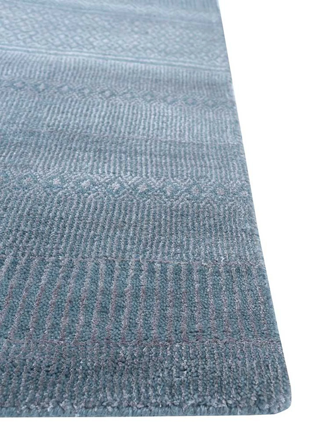 Wollteppich - 300 x 240 cm - blau - Image 3