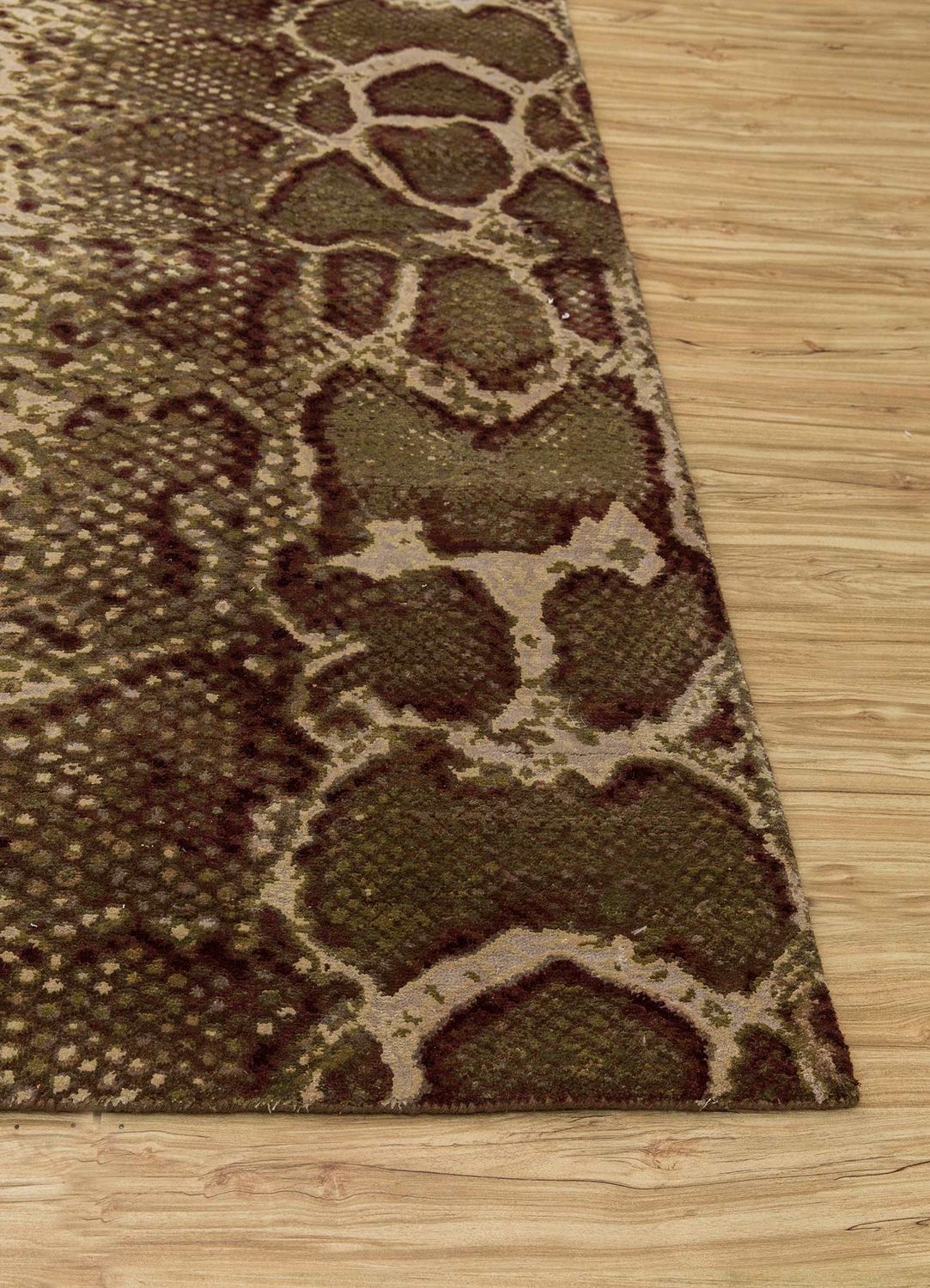 Wollteppich - 300 x 240 cm - braun - Image 3