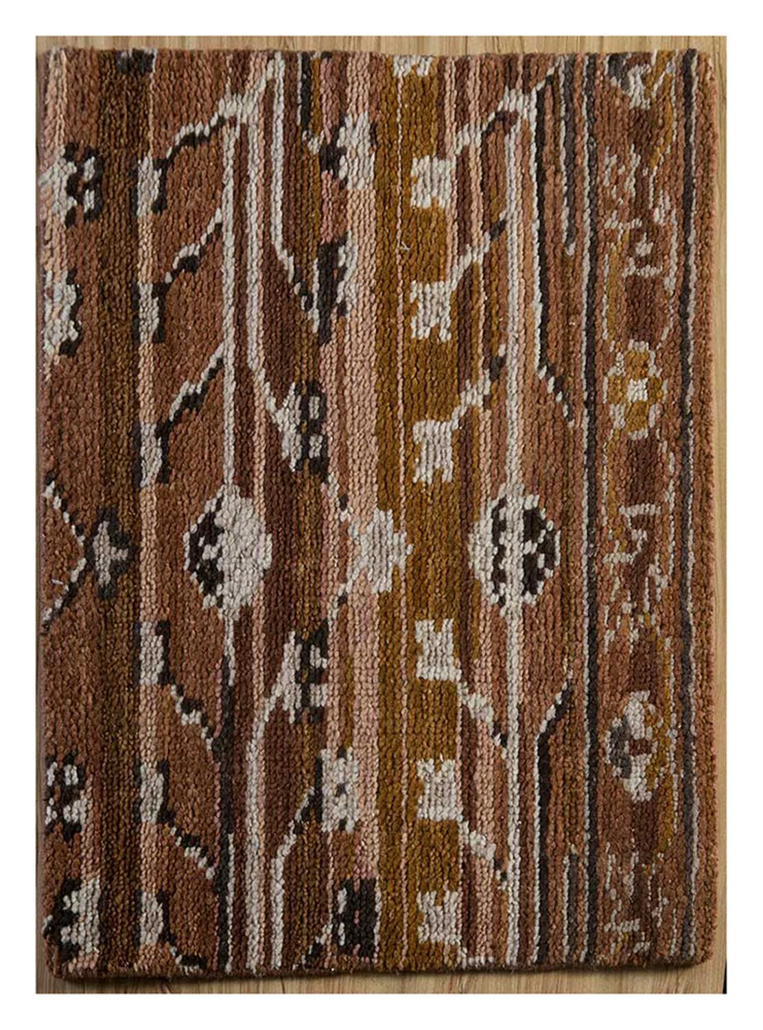 Wollteppich - 300 x 240 cm - braun