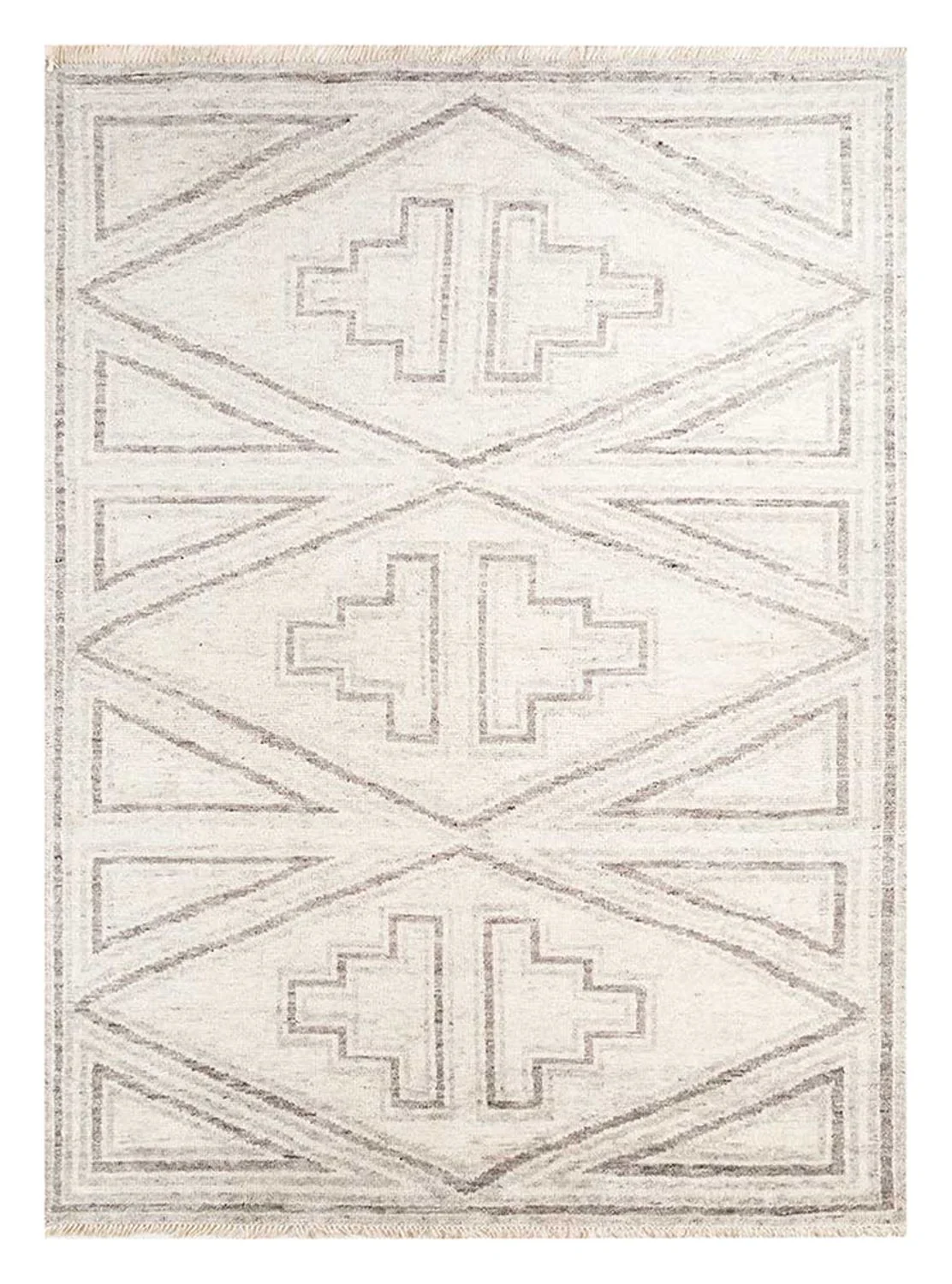 Wollteppich - 300 x 240 cm - creme