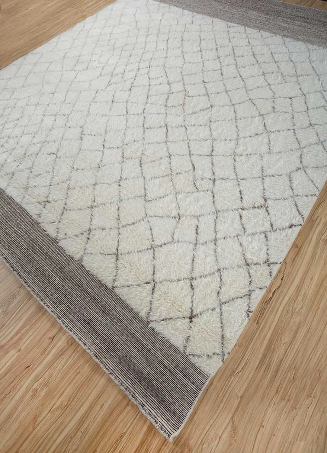 Wollteppich - 300 x 240 cm - creme - Image 2