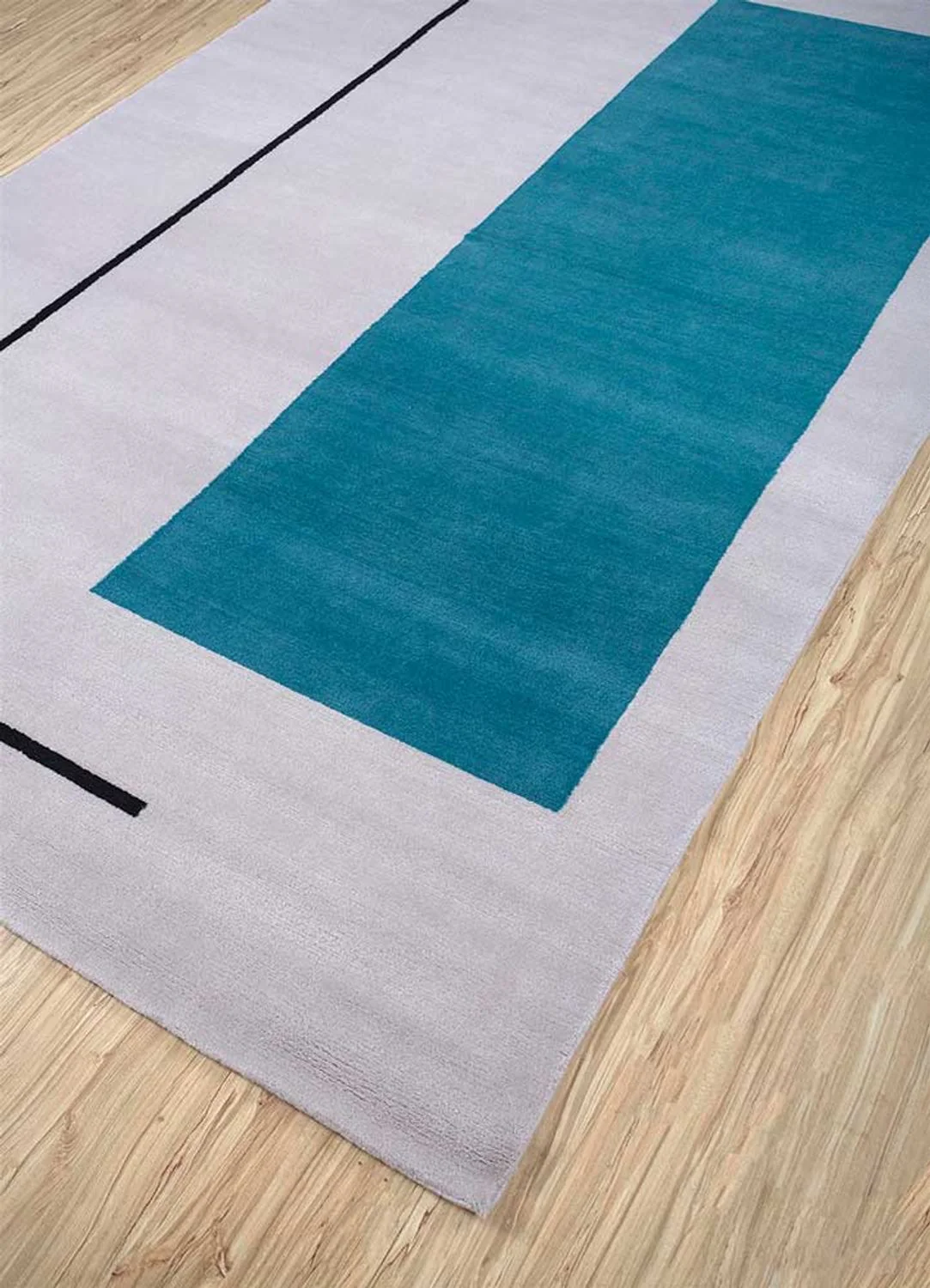 Wollteppich - 300 x 240 cm - dunkelgrau - Image 2