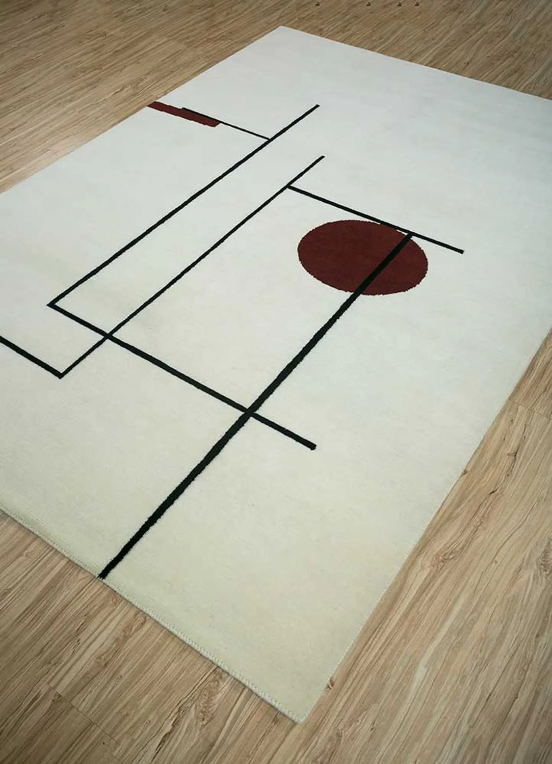 Wollteppich - 300 x 240 cm - hellgrau - Image 2