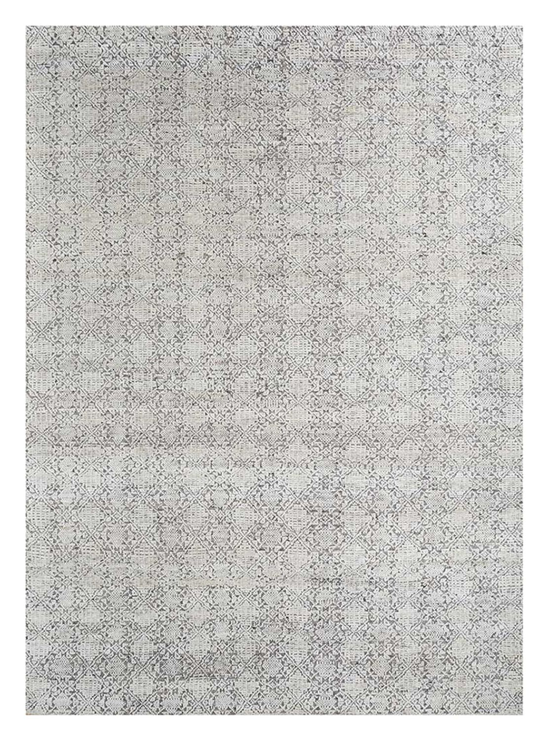 Wollteppich - 300 x 240 cm - hellgrau