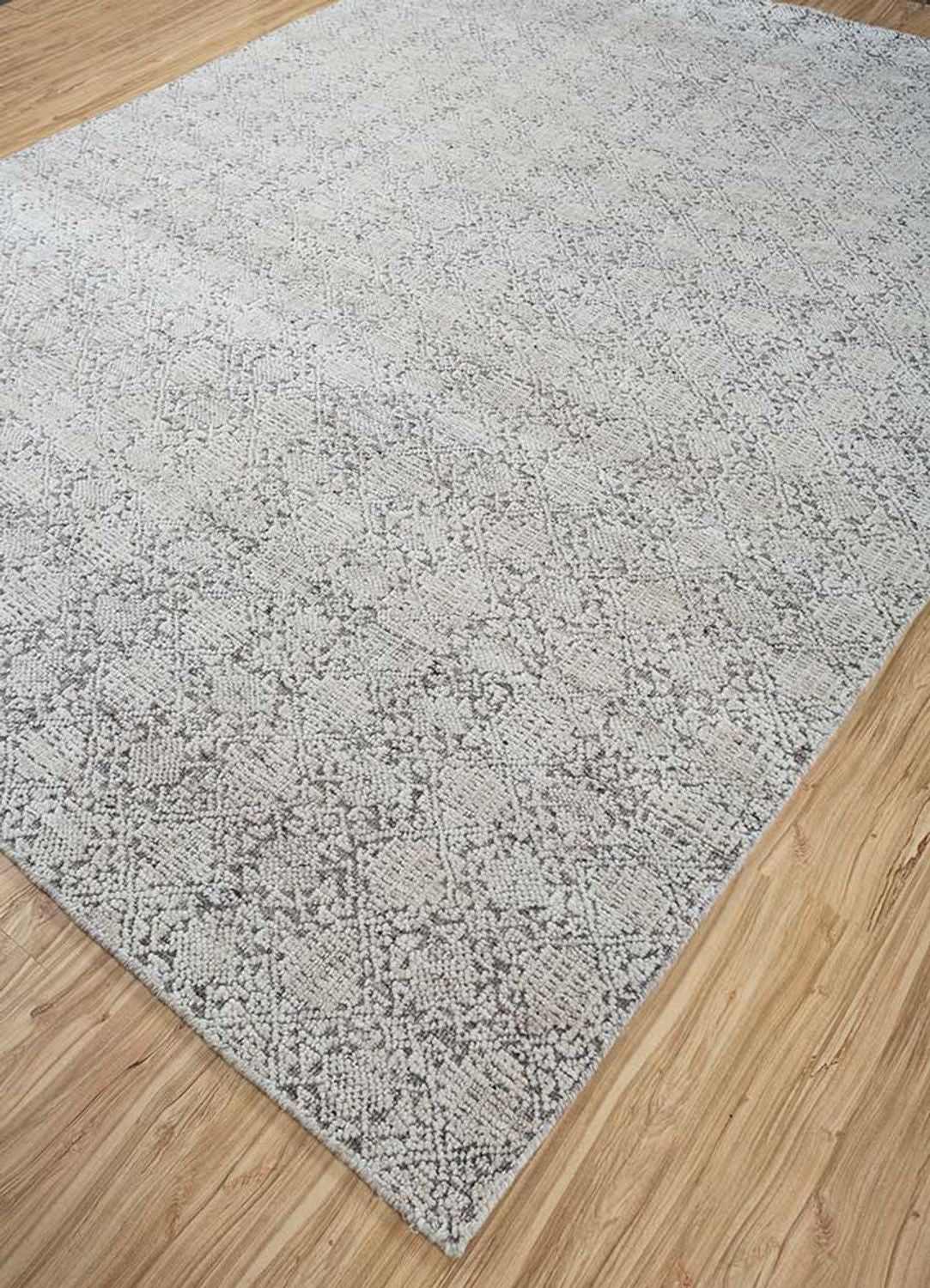 Wollteppich - 300 x 240 cm - hellgrau - Image 2