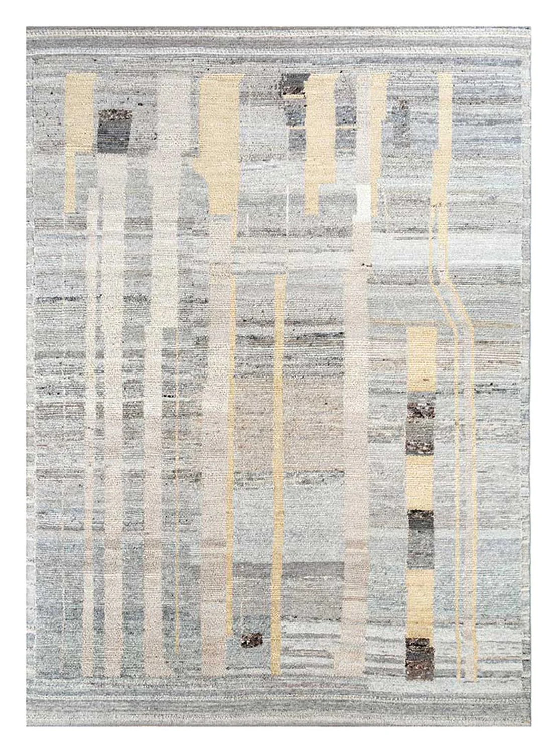 Wollteppich - 300 x 240 cm - hellgrau