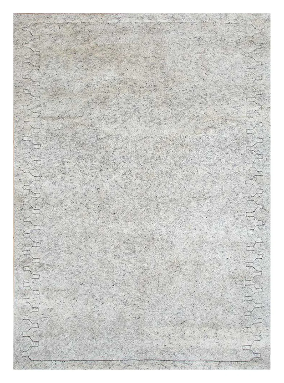 Wollteppich - 300 x 240 cm - hellgrau