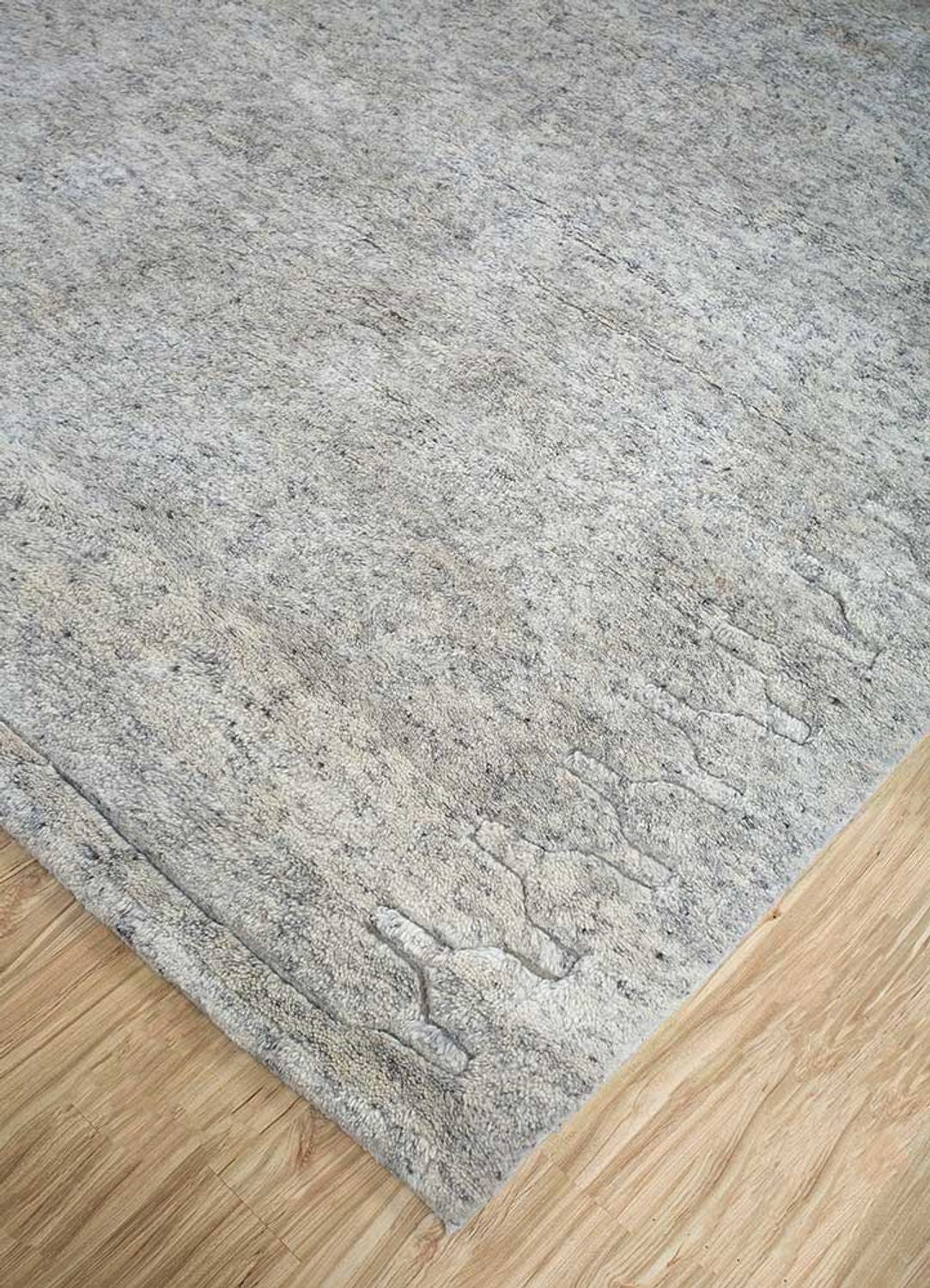 Wollteppich - 300 x 240 cm - hellgrau - Image 2