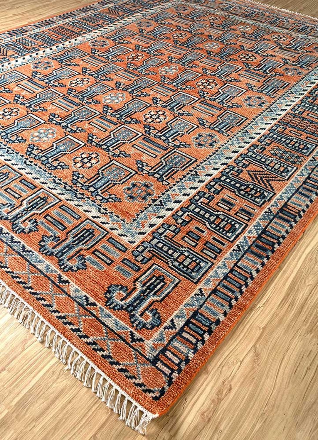 Wollteppich - 300 x 240 cm - hellrot - Image 2