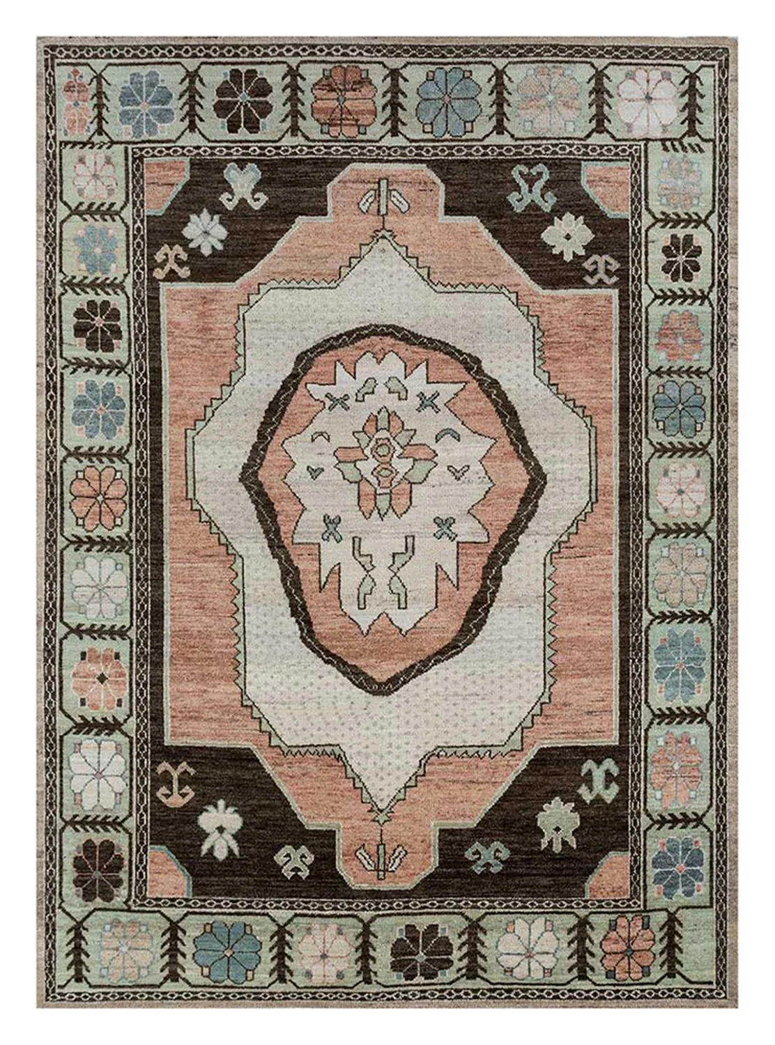 Wollteppich - 300 x 240 cm - lachs