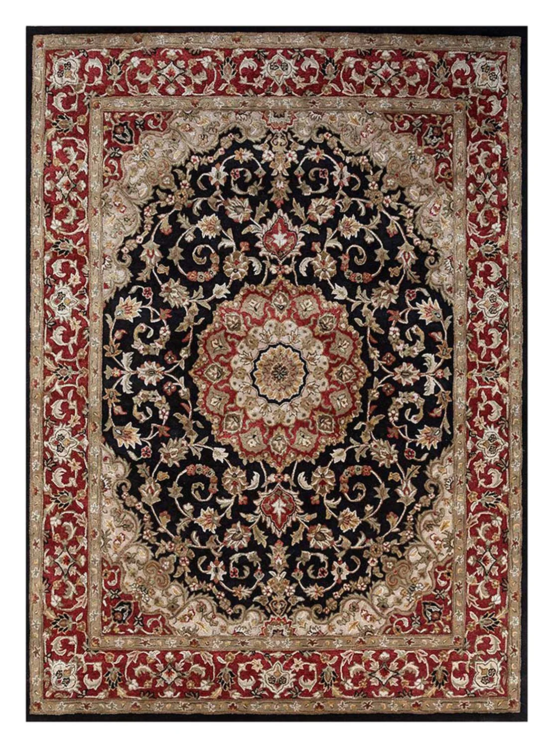 Wollteppich - 300 x 240 cm - rot