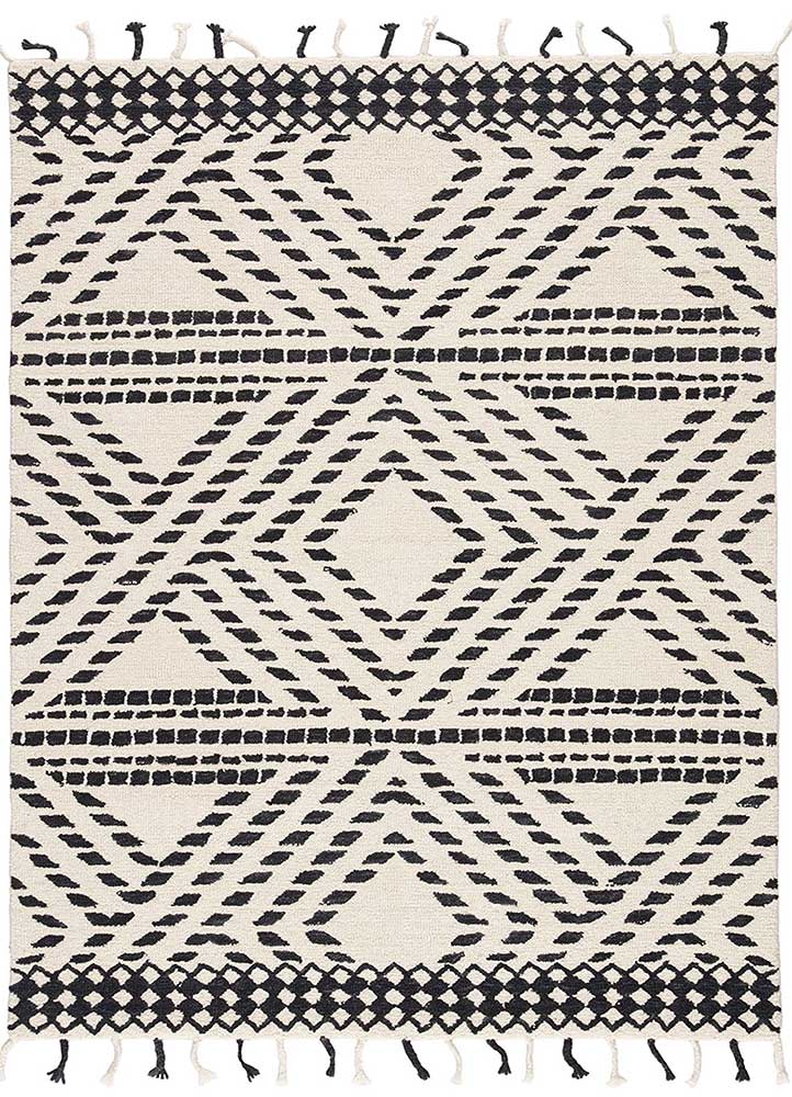 Wollteppich - 300 x 240 cm - schwarzgrün