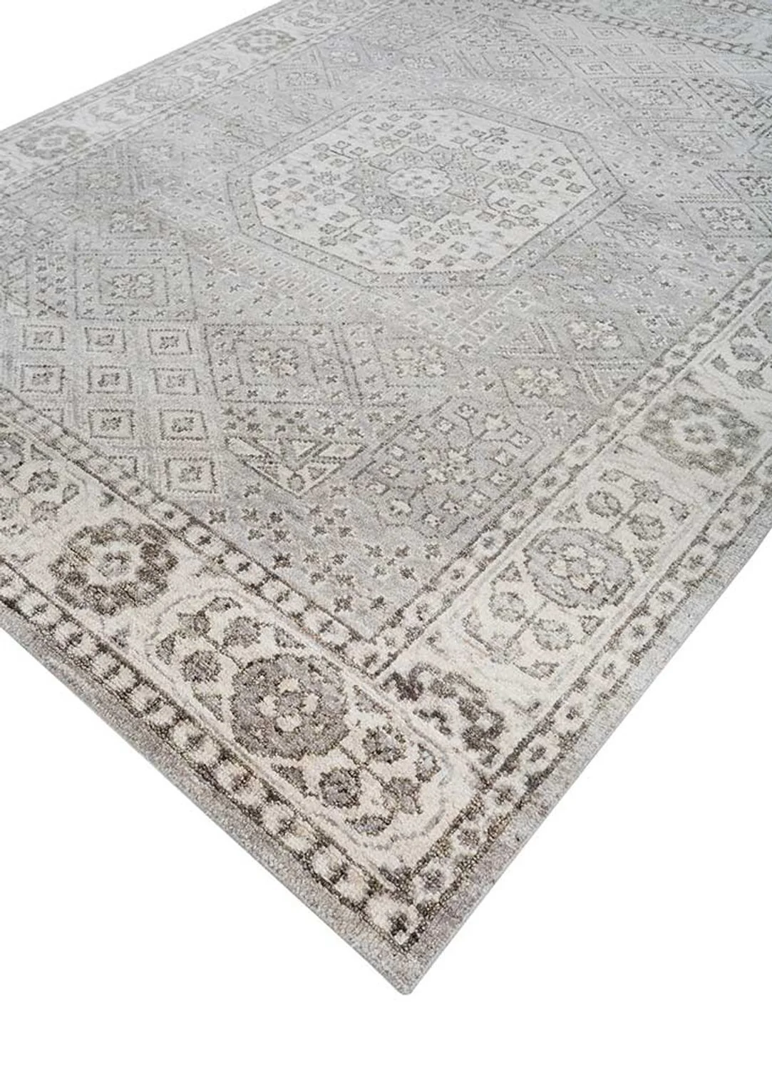 Wollteppich - 300 x 240 cm - silber - Image 2
