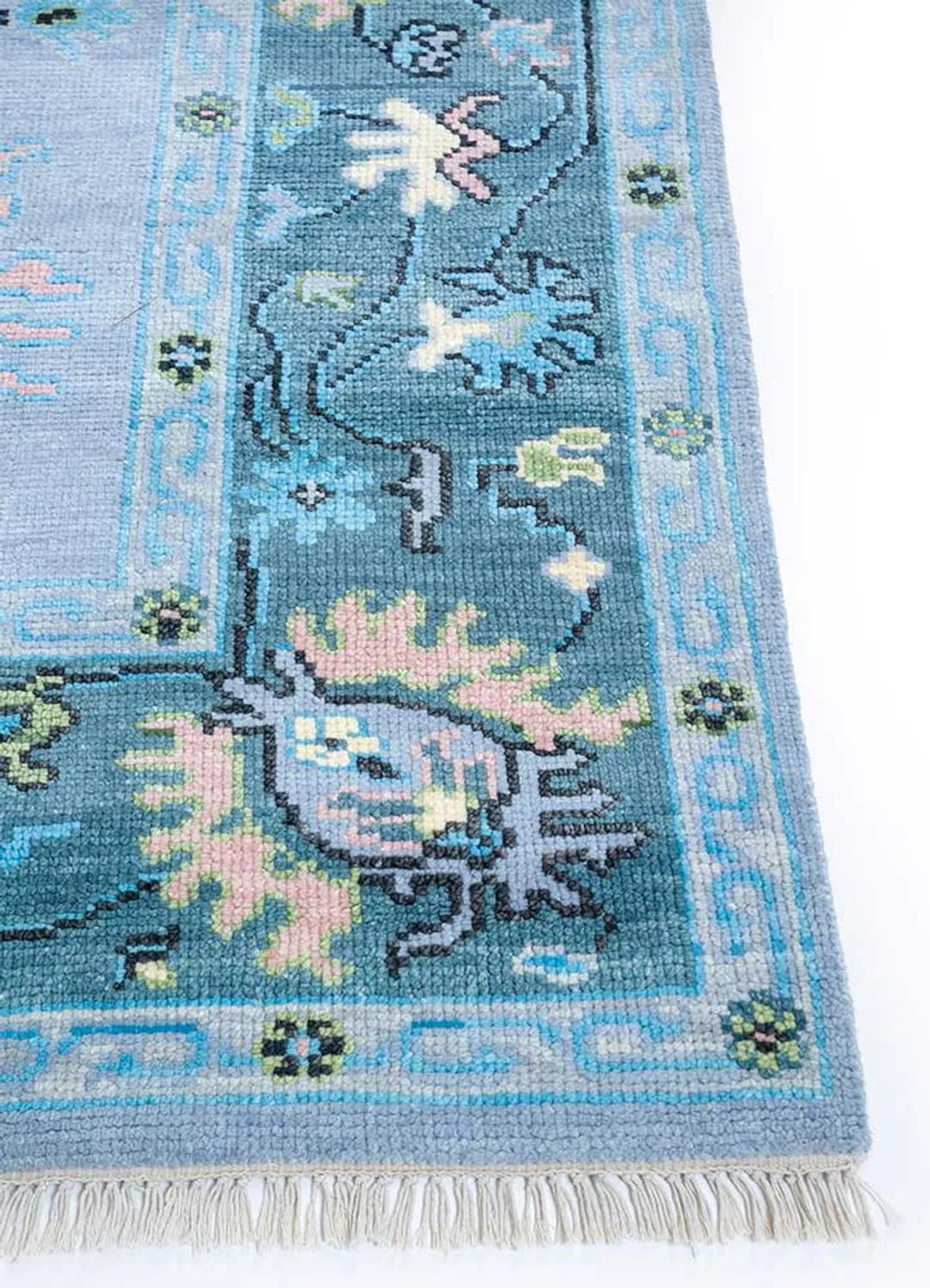 Wollteppich - 300 x 240 cm - türkis - Image 3